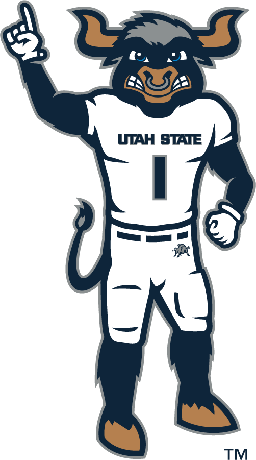 Utah State Aggies 2019-Pres Mascot Logo diy iron on heat transfer